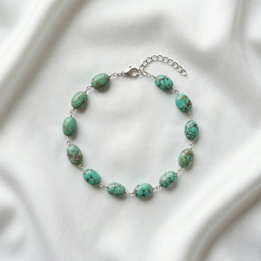Iranian turquoise Bracelet ( 42 - 66 Carat )
