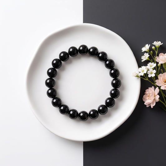 Black Onyx Bracelet 6 MM Beads