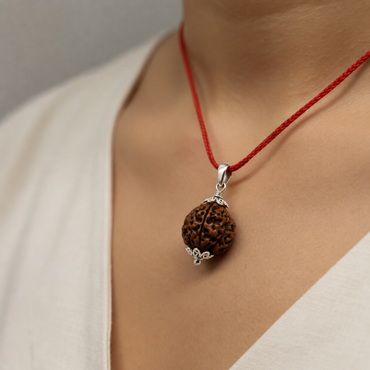 Natural 5 Mukhi Rudraksha Pendant