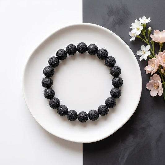 Lava Bracelet 8 MM Beads