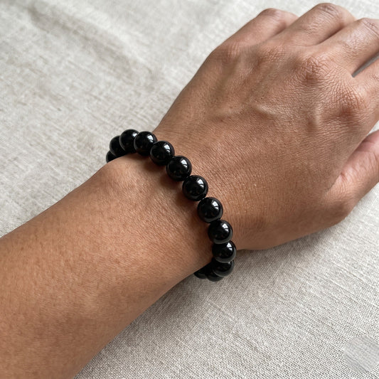 Black Onyx Bracelet 6 MM Beads