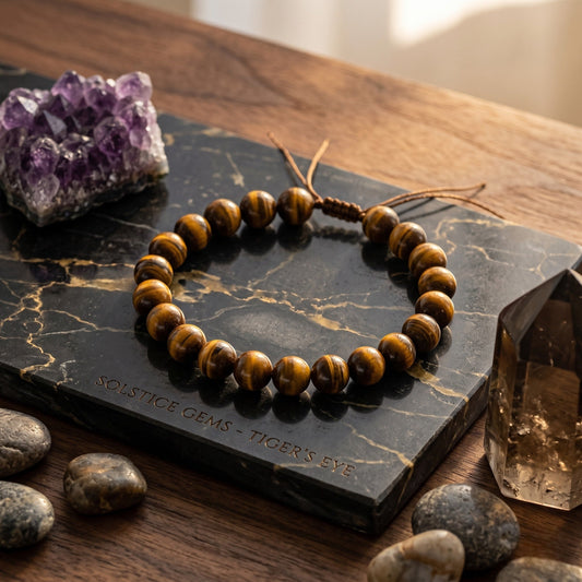 Tiger Eye Bracelet 8 MM Beads