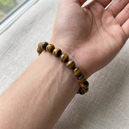 Tiger Eye Bracelet 8 MM Beads