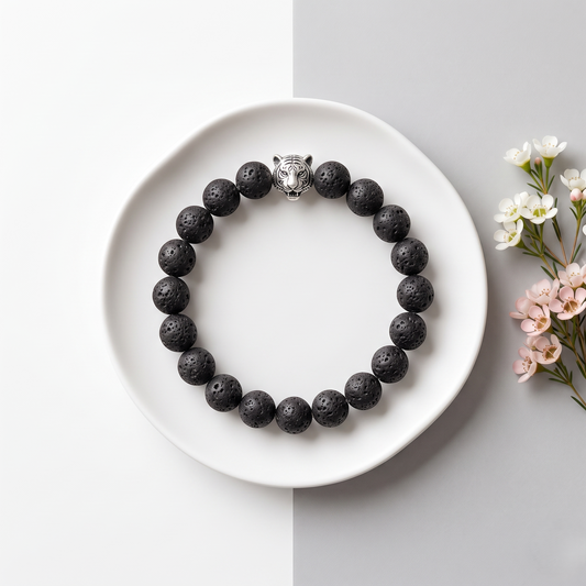 Lava stone Bracelet 8 mm Beads