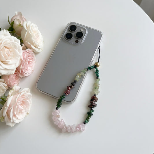 Multicolor Healing Crystal Phone Hanging