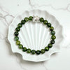 Green Jade Prosperity Bracelet ( 8 mm Beads )