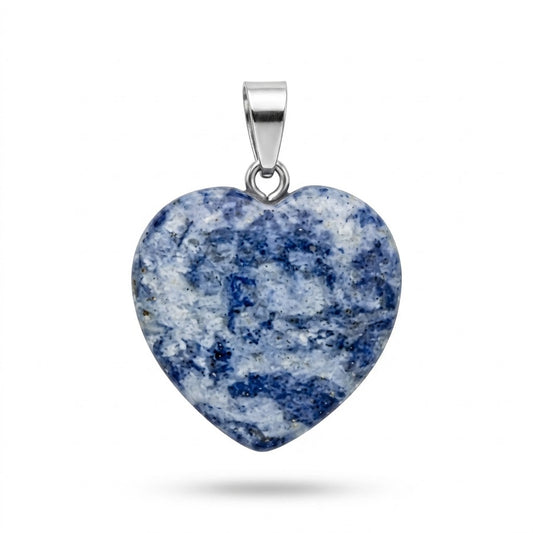 Sodalite Heart Pendant