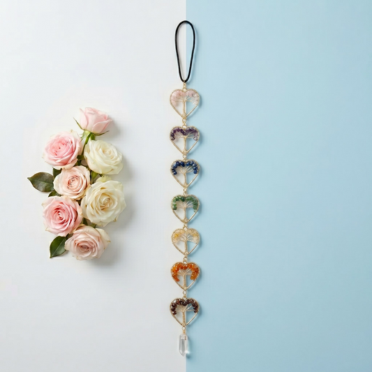 Heart Shape 7 Chakra Hanging