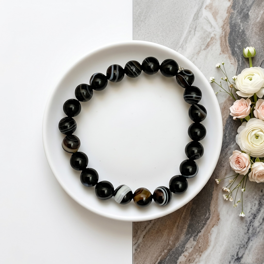 Black Agate Bracelet