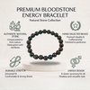 Blood Stone Bracelet 8 MM Beads