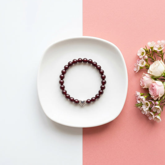 Garnet Bracelet for Balance & Energy