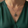 Pyrite Claster Oval Pendant