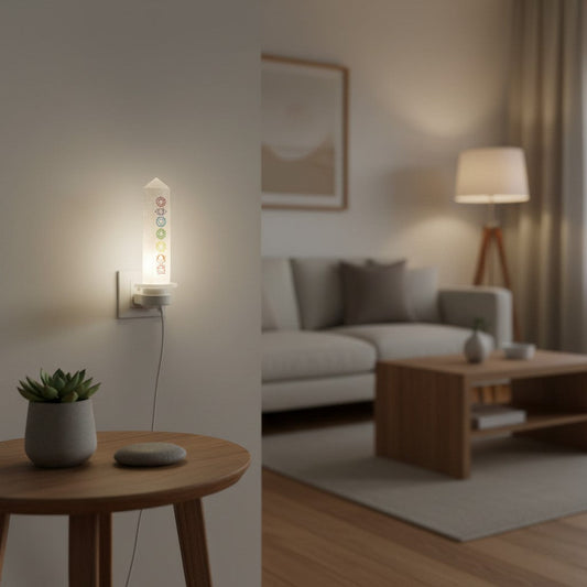 Selenite Pencil Lamp