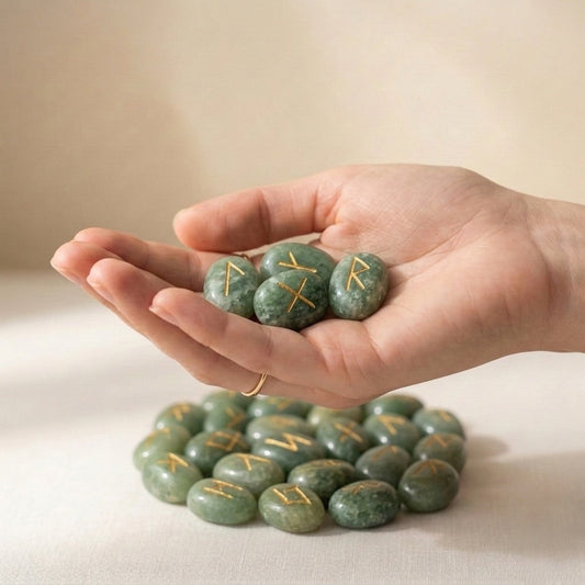 Amazonite Rune Set
