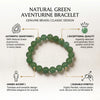 Green Aventurine Bracelet 8 , 10 mm Beads