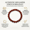 Red Jasper Bracelet 8 , 10 mm Beads