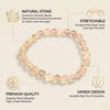 Rose Quartz Bracelet 9 , 10 mm Beads