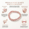 Rose Quartz Bracelet 8 MM Beads
