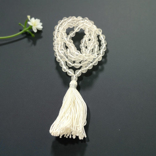 Sphatik Mala (108 beads) 8 mm