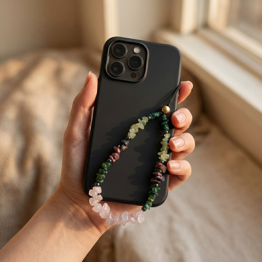 Multicolor Healing Crystal Phone Hanging