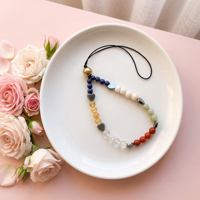 Natural Healing Stone Phone Hanging