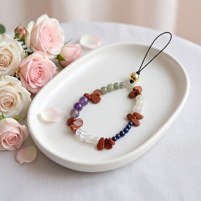 Premium Gemstone Phone Hanging Accessory