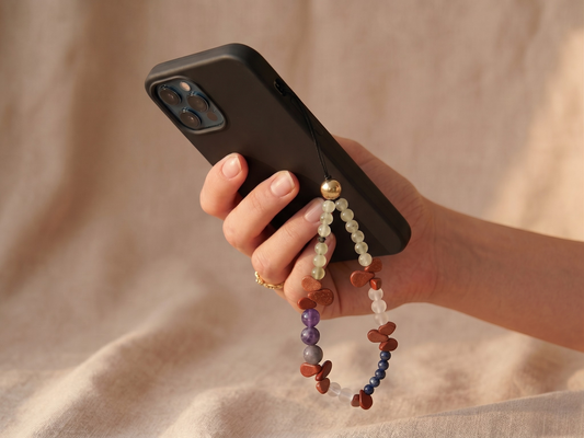 Premium Gemstone Phone Hanging Accessory