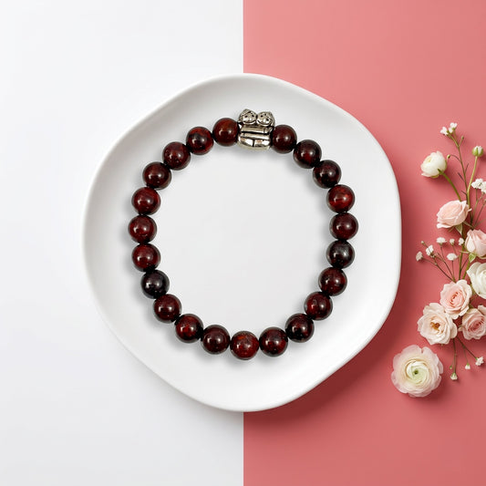 Red Tiger Eye Protection Bracelet ( 8 mm Beads )