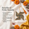 Pyrite Swastik Hanging