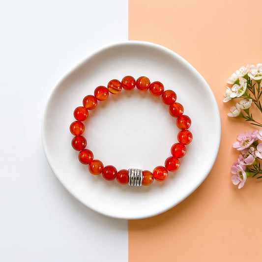 Carnelian Bracelet 8 mm